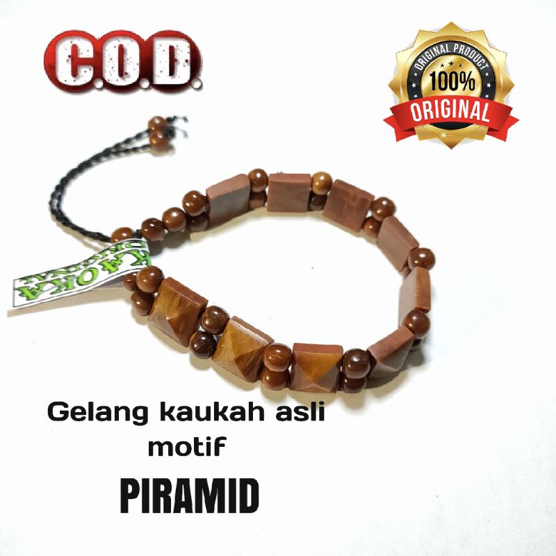 Jual Gelang Kaukah Asli Motif Piramid Original Product Shopee Indonesia