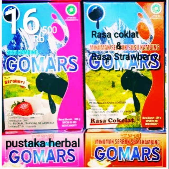 Jual Gomars Coklat Dan Strawberry Susu Bubuk Etawa Full Krim Shopee