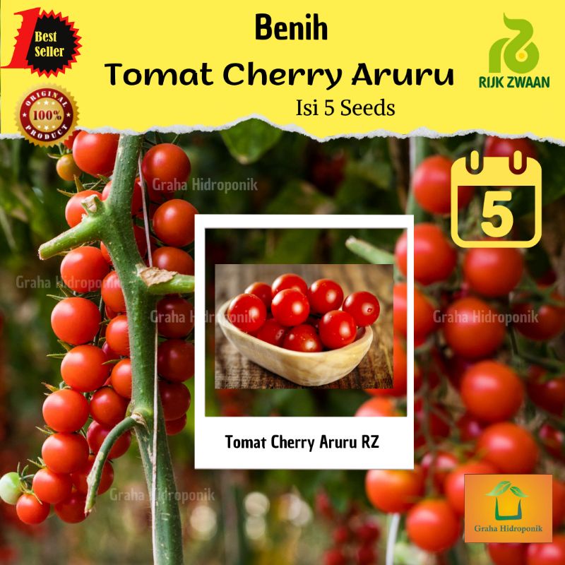 Jual Benih Tomat Cherry Aruru Rz Repacking Isi Seeds Indonesia Shopee