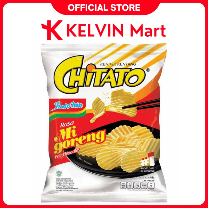 Jual Chitato Kripik Kentang Rasa Indomie Mie Goreng Pck 68g KELVIN