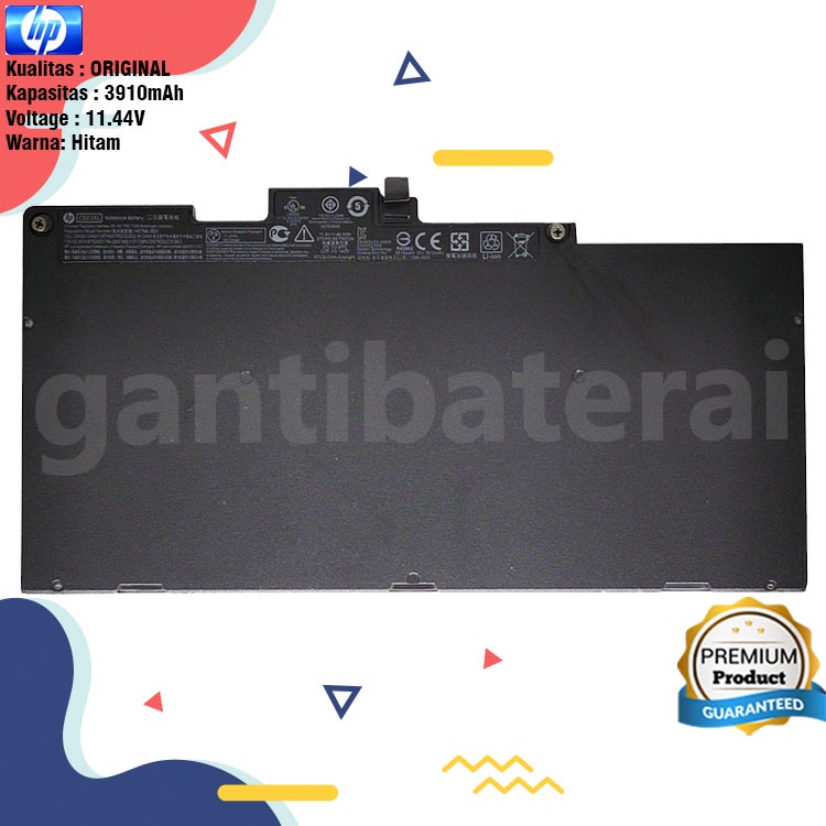 Jual Baterai Original Laptop HP EliteBook 840 850 G3 G4 CS03XL TA03XL