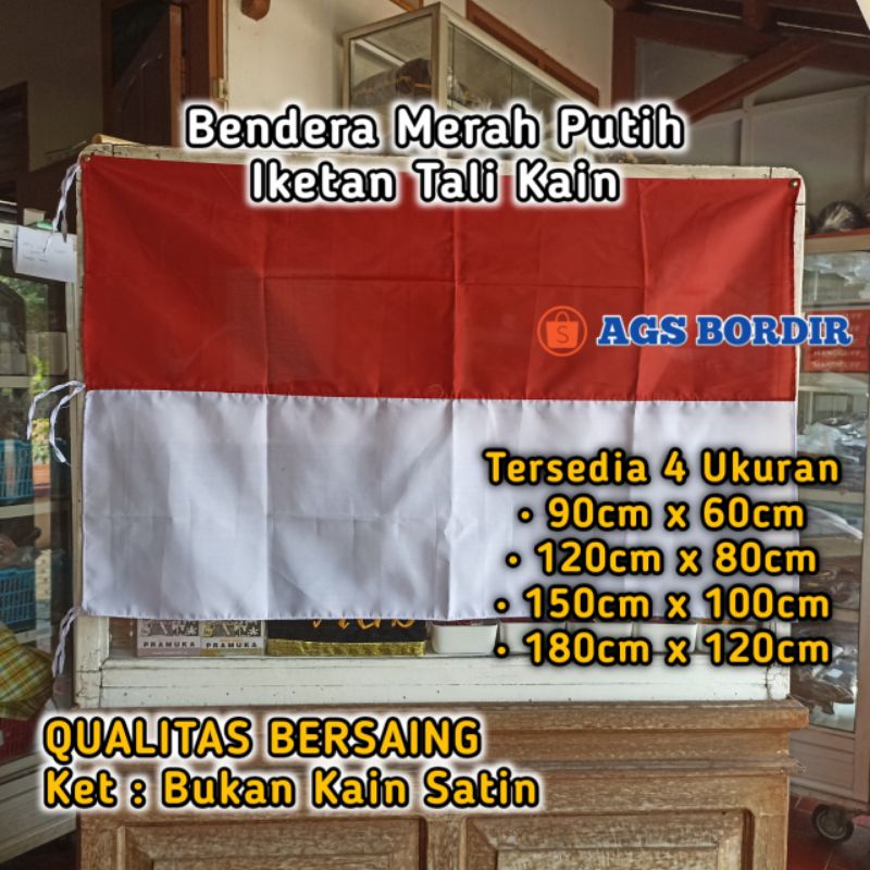 Jual Bendera Merah Putih Jumbo Bendera Ruangan Outdoor Bahan Arwana