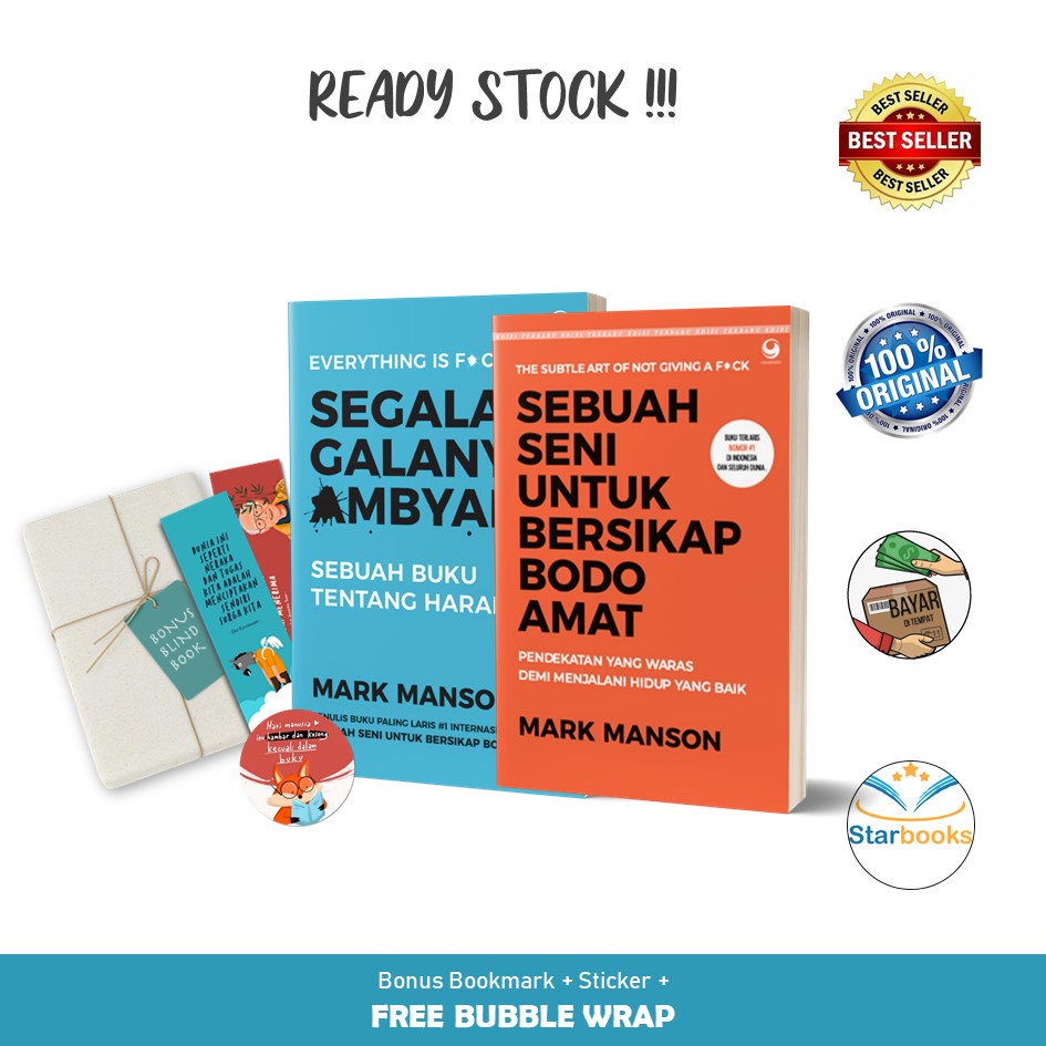 Jual BUY 1 GET 1 FREE Bodo Amat Segala Galanya Ambyar By Mark Manson