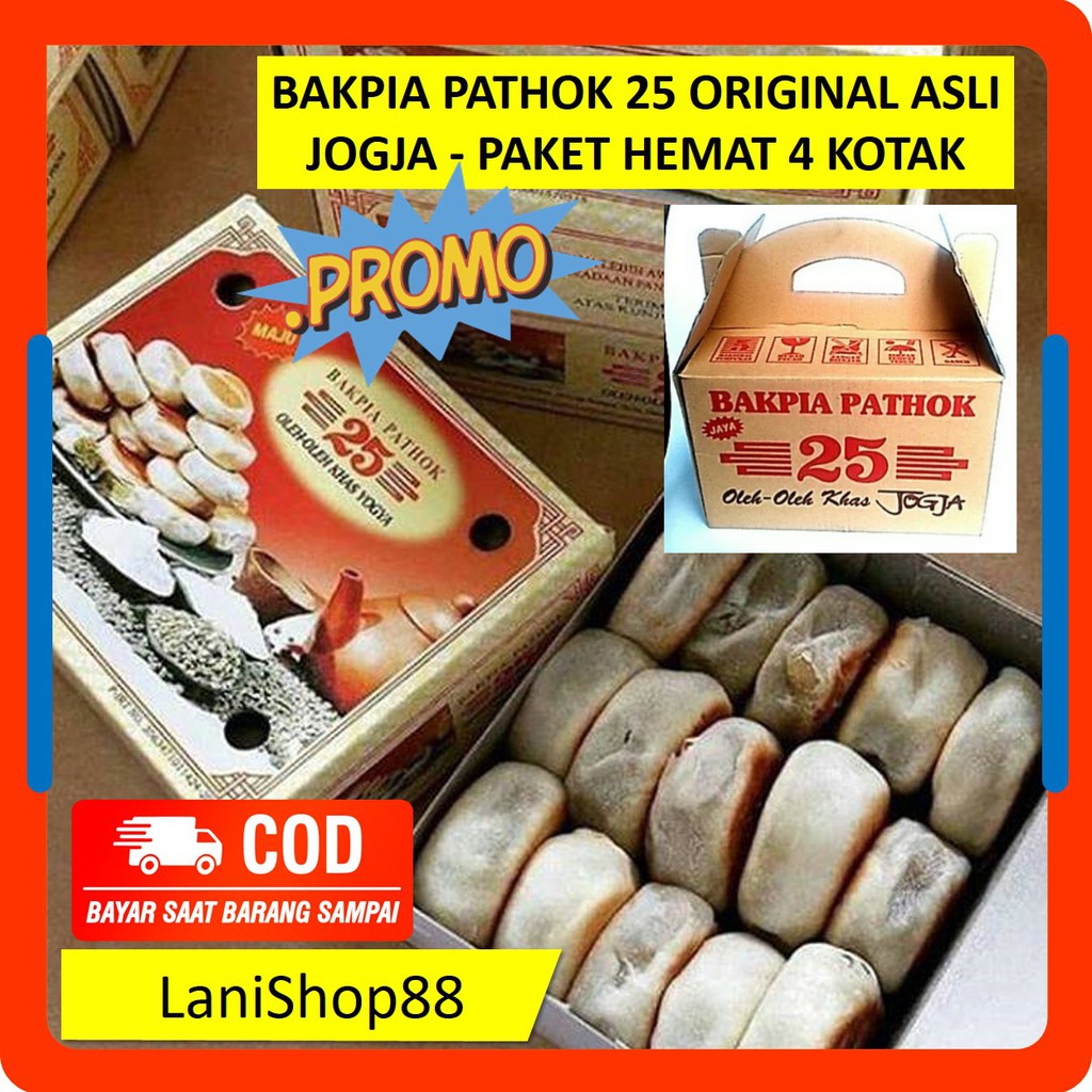 Jual Bakpia Pathok Original Asli Jogja Paket Hemat Kotak Oleh