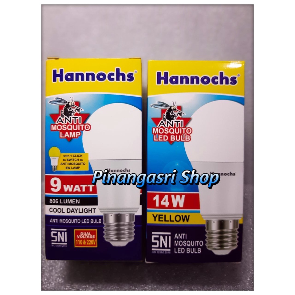 Jual Lampu LED Hannochs Bulb Anti Nyamuk Anti Mosquito LED Bulb