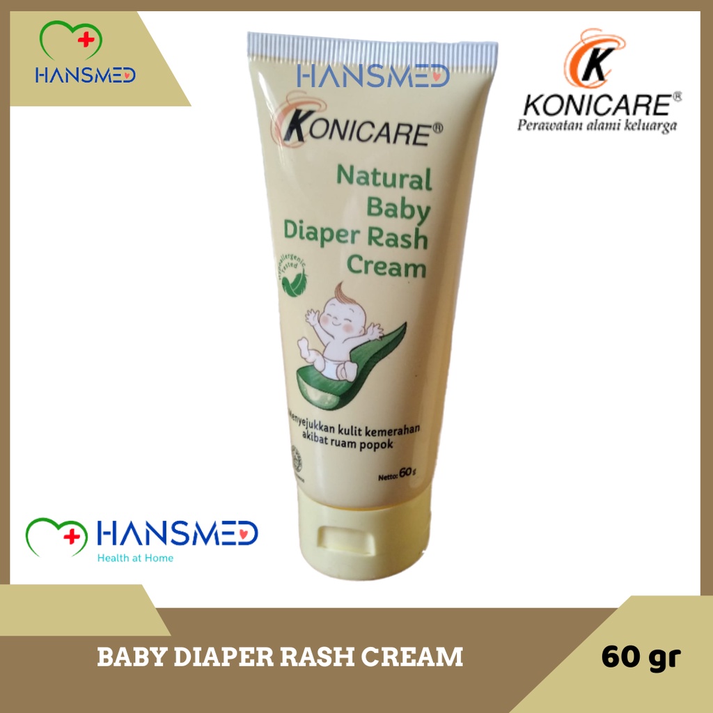 Jual Konicare Natural Baby Diaper Rash Cream Menyejukan Kulit Kemerahan