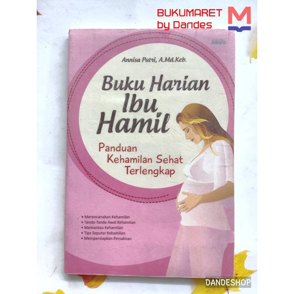 Jual Buku Harian Ibu Hamil Buku Panduan Kehamilan Sehat Terlengkap