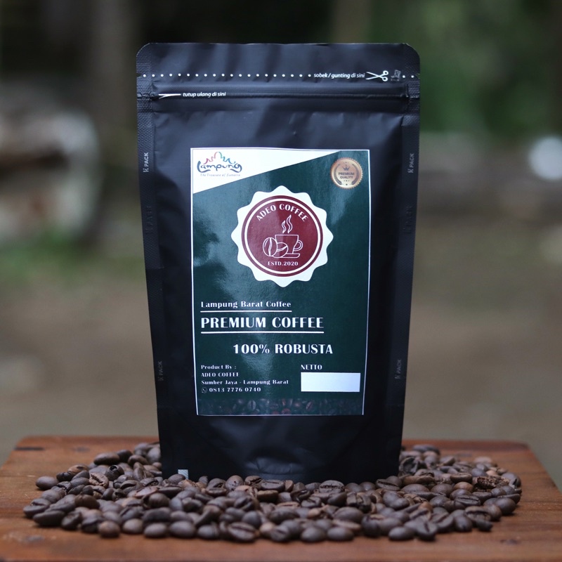 Jual Kopi Biji Robusta Premium Lampung Barat Original Gram