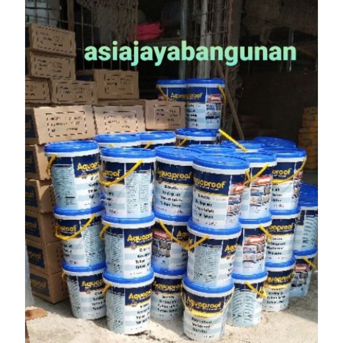 Jual Aquaproof ABU ABU Pelapis Anti Bocor 20kg Indonesia Shopee Indonesia