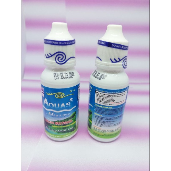 Jual Air Aquas Kecil Ml Air Softlens Cairan Aquas Multi Original Bpom