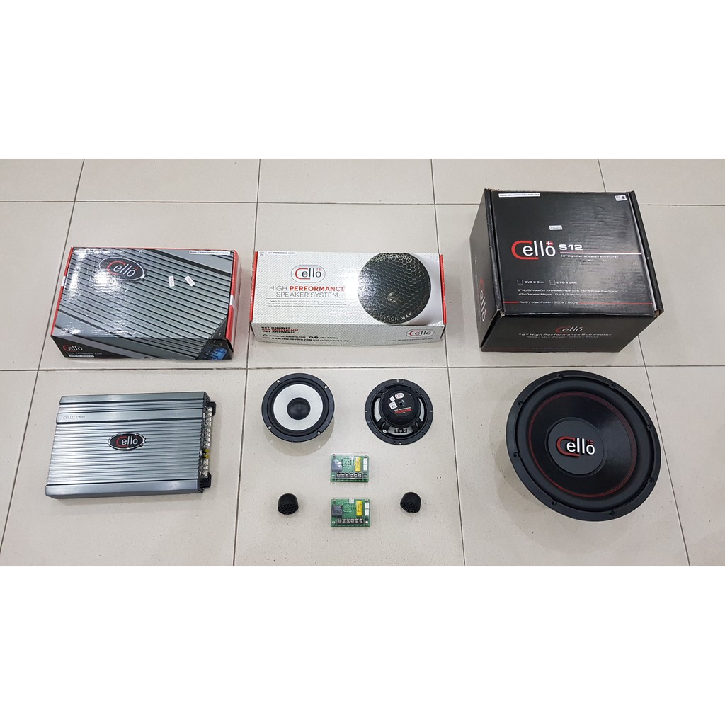 Jual Paket Audio Cello Way Maximum Performance Sql Shopee Indonesia