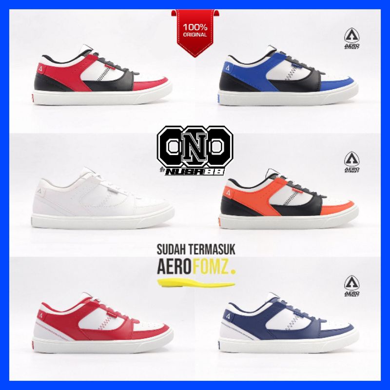 Jual Aerostreet Hoops Low Sepatu Sneakers Casual Sport Sekolah Pria