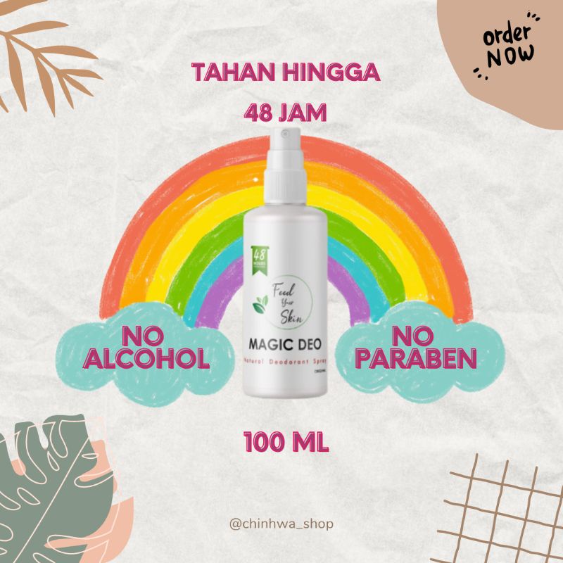 Jual Deodorant Spray Original Magic Deodorant Ml Deo Tawas