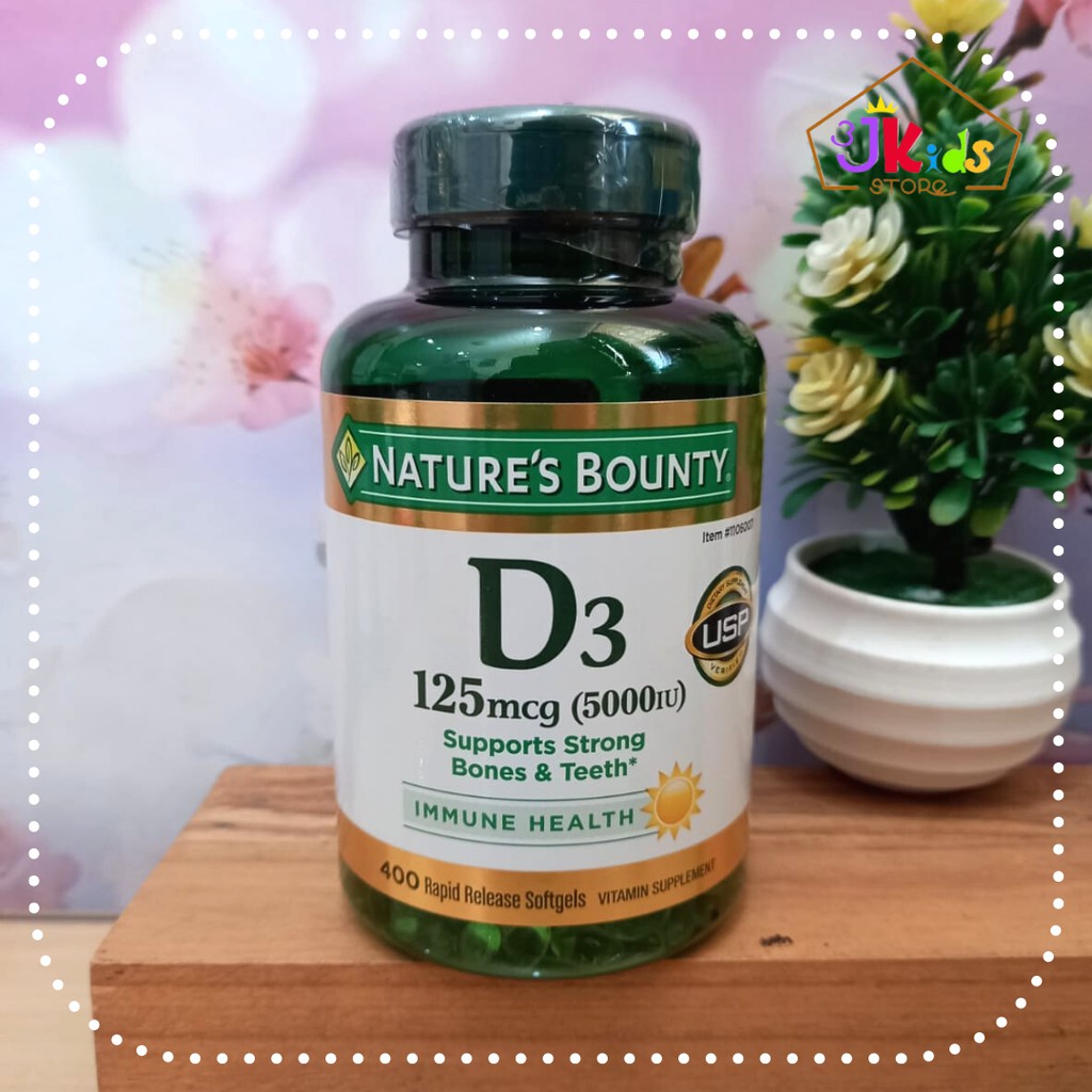 Jual Nature S Bounty Vitamin D Mcg Iu Rapid