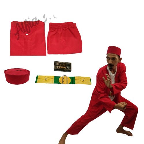 Jual BAJU PANGSI BAJU SILAT BETAWI SETELAN BAJU PANGSI DEWASA LENGKAP