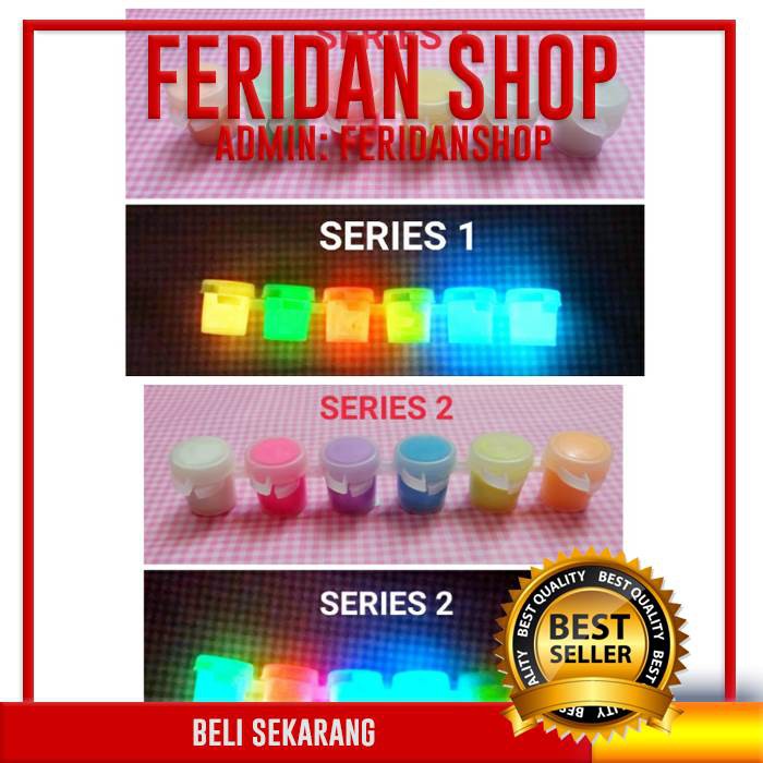 Jual Cat Akrilik Cat Glow Best In The Dark Paint Cat Fosfor Cat Warna