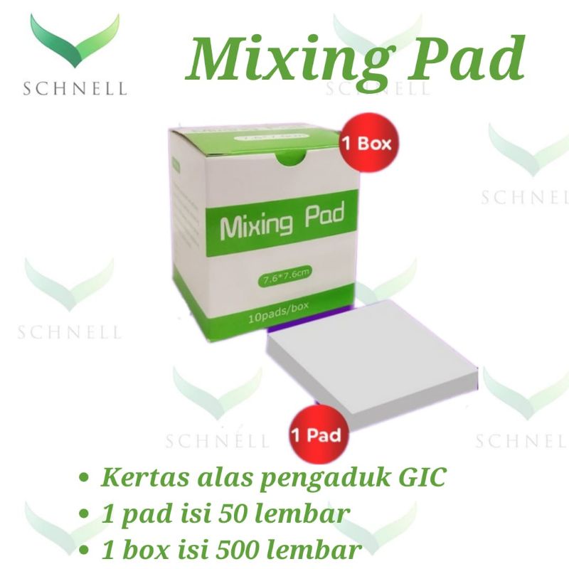 Jual Kertas Alas Pengaduk Gic Dental Mixing Pad Gc Paper Pad Isi