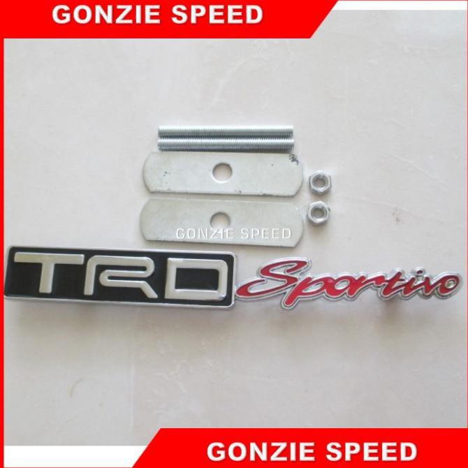 Jual Emblem Hiasan Logo Mobil Toyota Trd Sportivo Grill Shopee