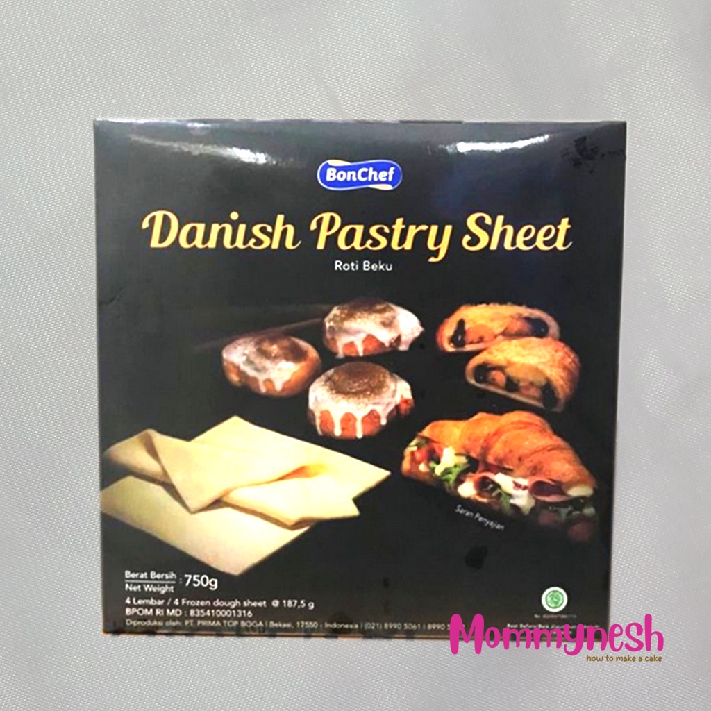 Jual Bonchef Danish Pastry Sheet 750 Gr Shopee Indonesia