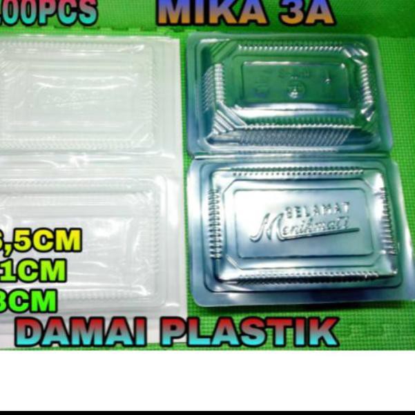 Jual BG 253 MIKA 3A PLASTIK MIKA KEMASAN TEMPAT KUE BOLU NASI MIE