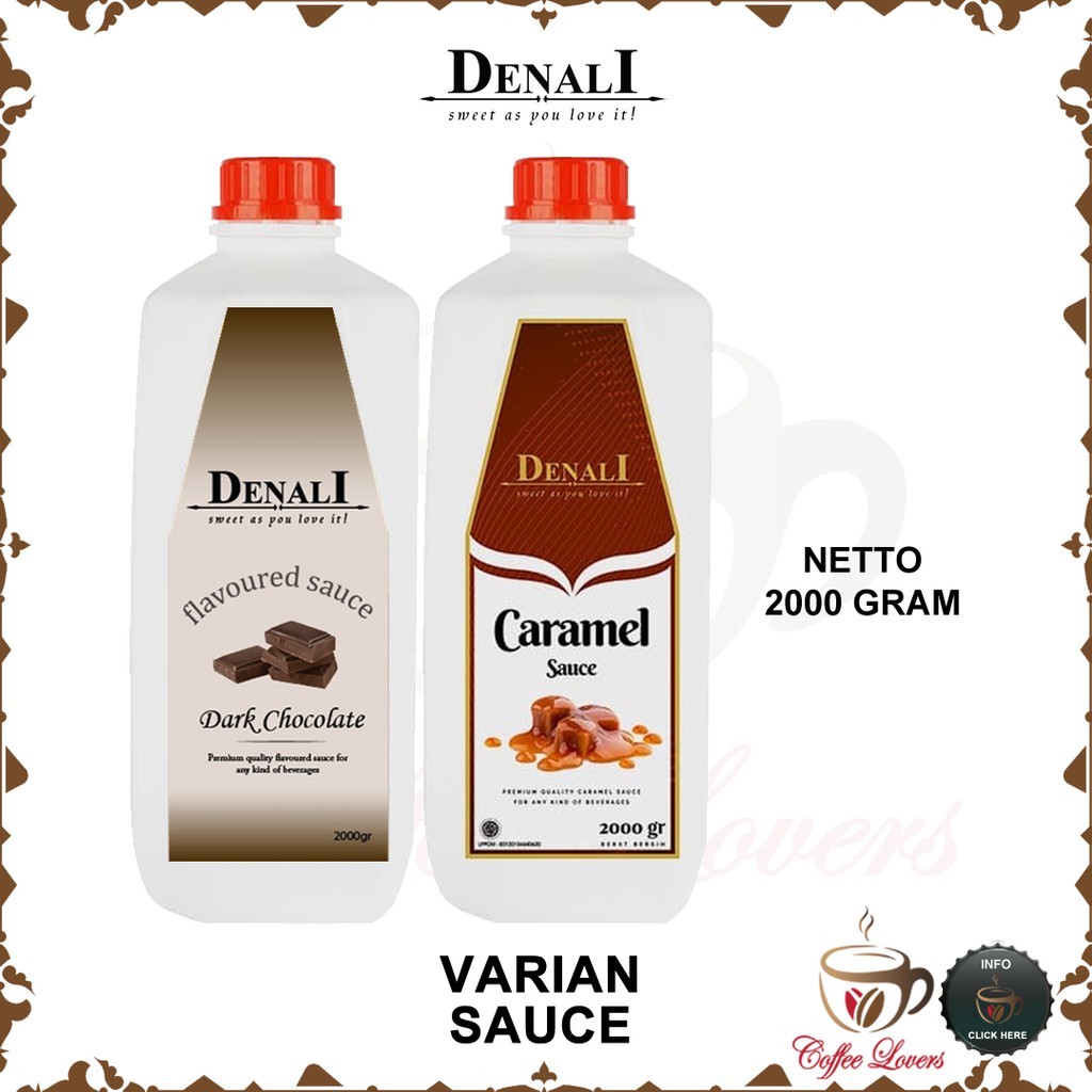 Jual DENALI SAUCE SAUS DENALI RASA COKLAT CARAMEL 2 KG Indonesia