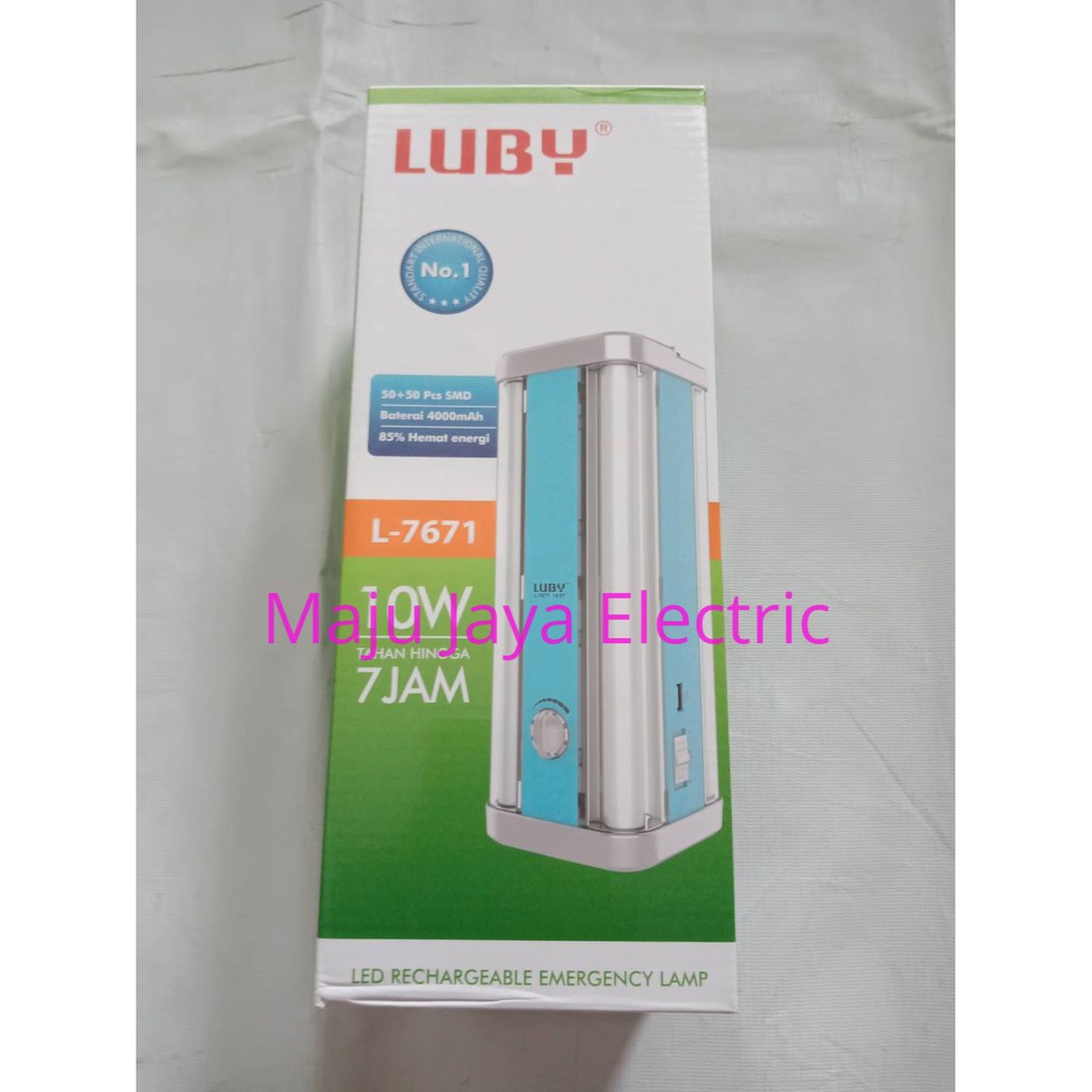 Jual Lampu Emergency Luby L7671 Lampu Darurat LED Luby 7671