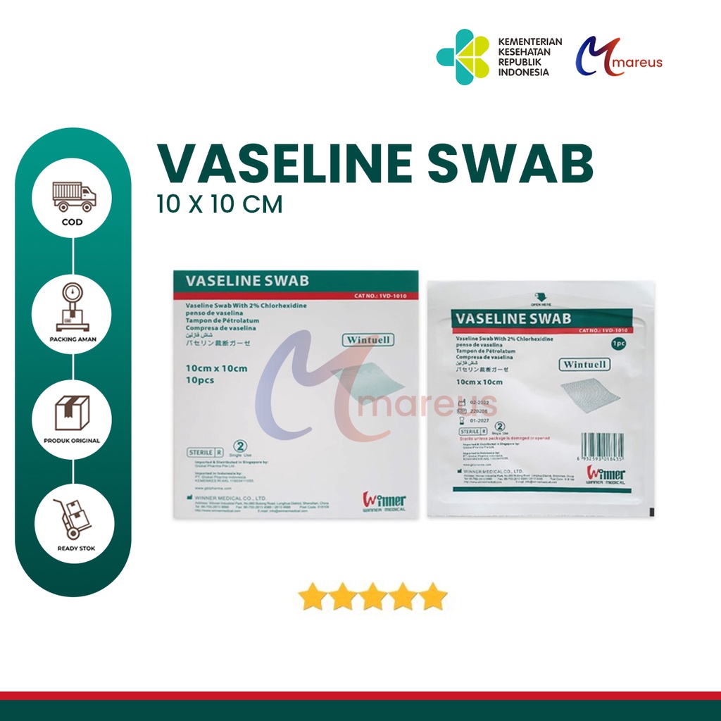 Jual Vaseline Swab 10cm X 10cm Seperti Lomatuell Sufratuel Daryatul