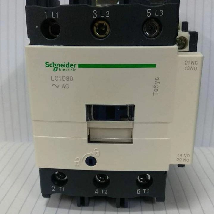 Jual Kontaktor Contactor Schneider LC1D80M7 LC1D80 220V AC Shopee