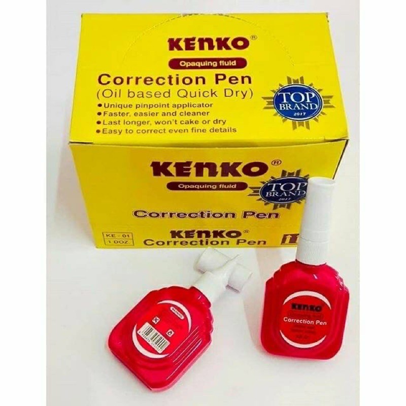 Jual Tipex Kenko Ke01 Stipo Cair Correction Pen 1pcs Shopee Indonesia