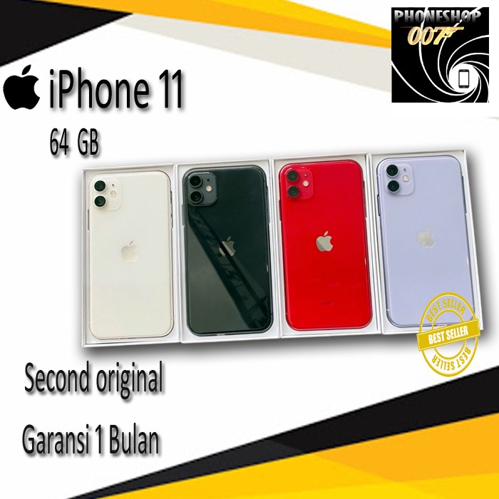 Jual Iphone 11 64gb Second Mulus Ex Internasional Fullset Shopee