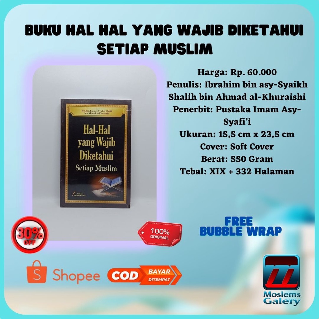 Jual Hal Hal Yang Wajib Diketahui Setiap Muslim Shopee Indonesia