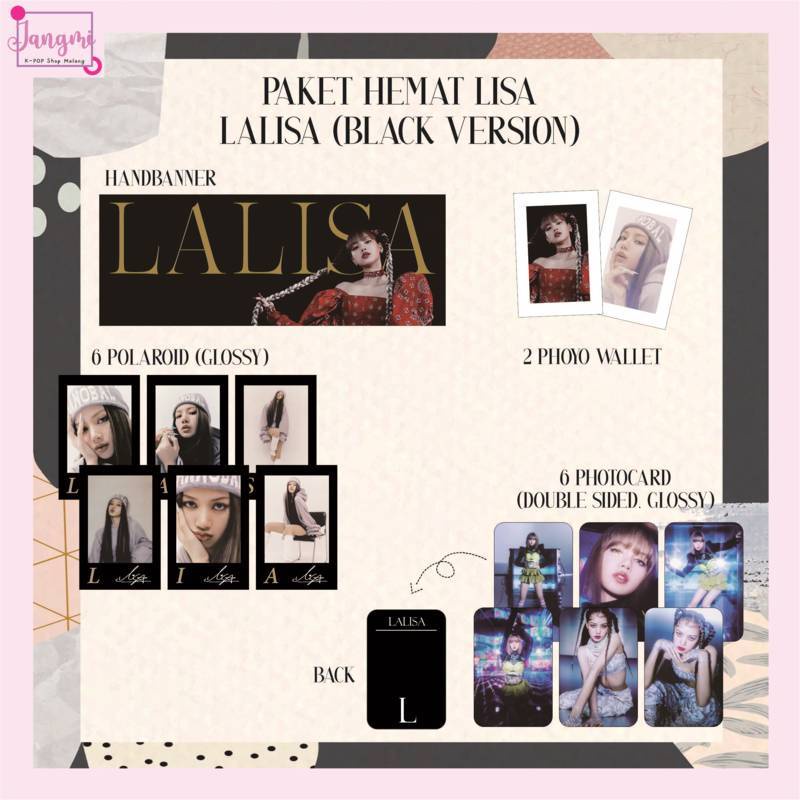 Jual Bisa Cod Paket Blackpink Lisa Lalisa Lisa Lalisa Fankit