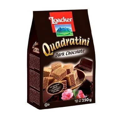 Jual Loacker Quadratini Dark Chocolate Gr Shopee Indonesia