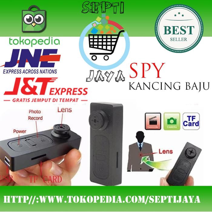 Jual Jual Murah Kamera Kancing Baju Spy Camera Full Hd Spycam Kecil