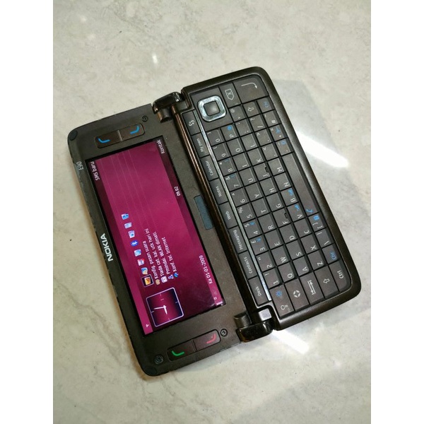 Jual Nokia E90 Communicator Original Mulus Mocca Red Black No Minus