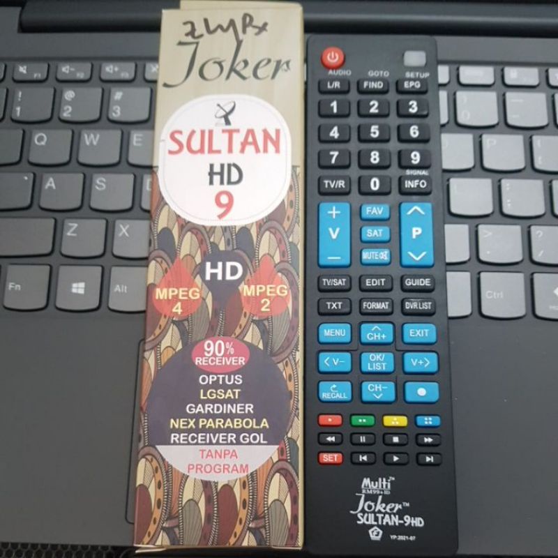 Jual Remote Joker Sultan Hd Untuk Receiver Digital Parabola Shopee