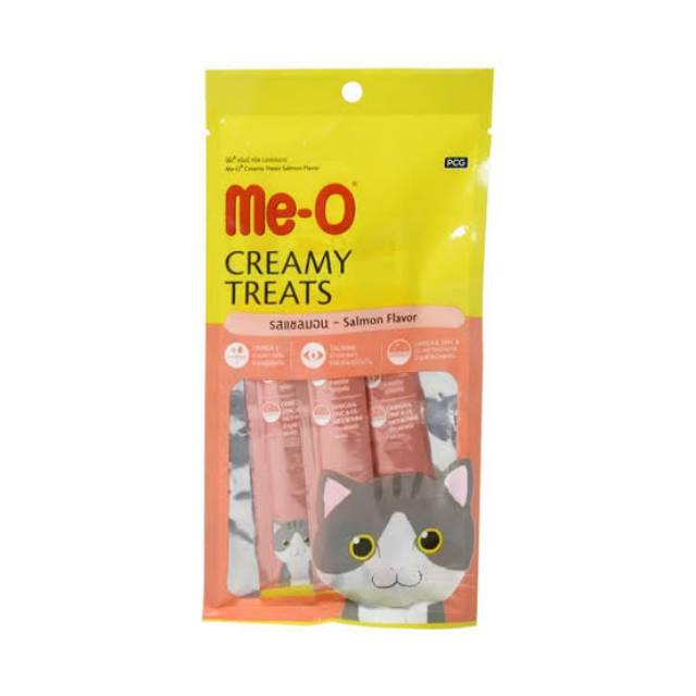 Jual Meo Creamy Treat SALMON Cemilan Nutrisi Vitamin Kesehatan Kucing