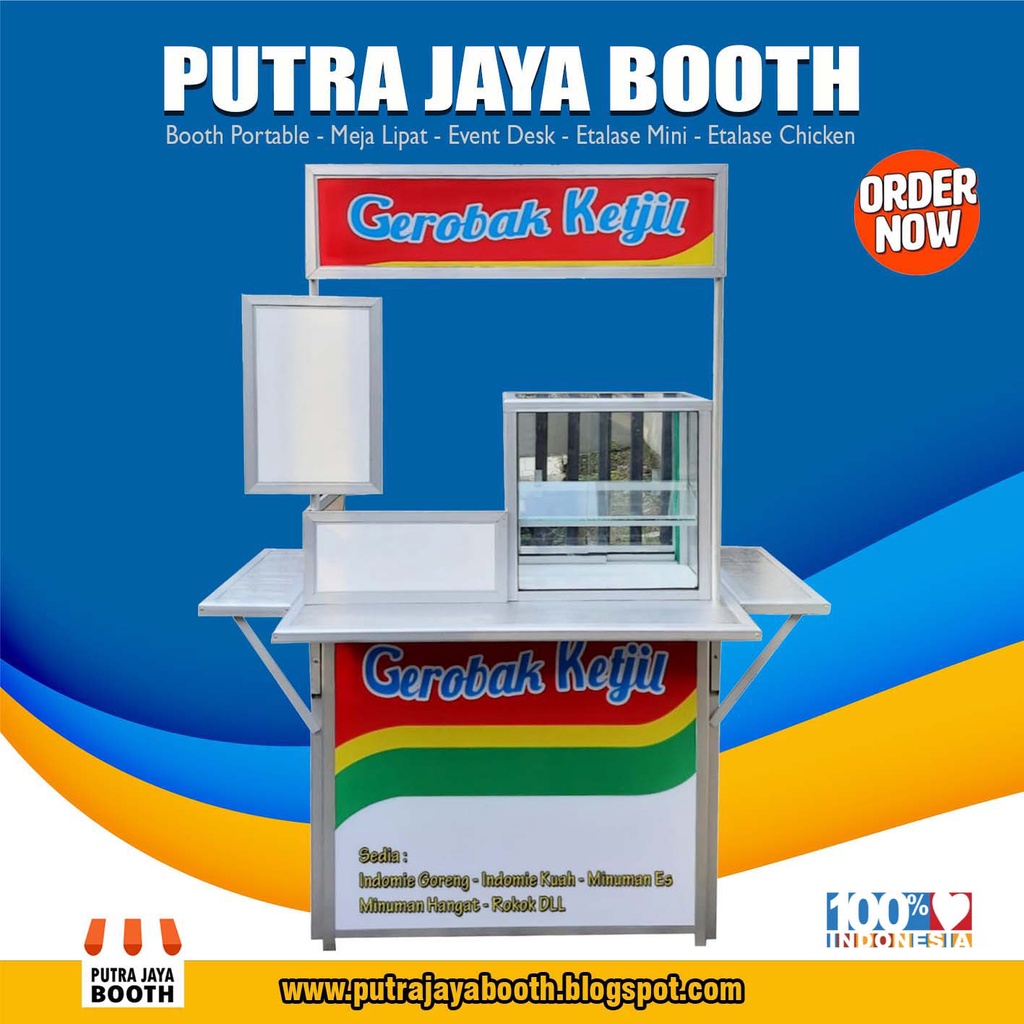 Jual Booth Portable Gerobak Lipat Shopee Indonesia