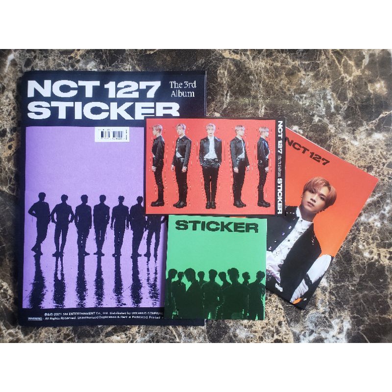 Jual Unsealed Album Sticker Nct Poster Sticker Photobook Ver