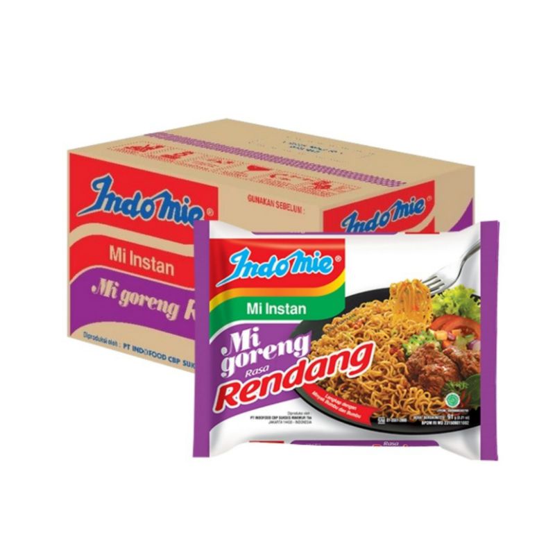 Jual Indomie Mi Goreng Rasa Rendang 1 Dus Isi 40 Pcs Shopee Indonesia