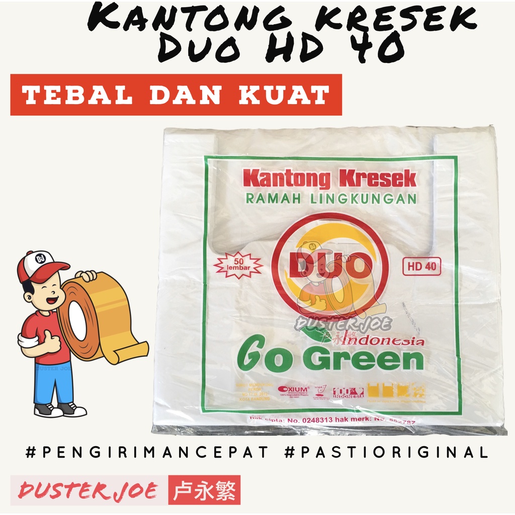 Jual Kantong Kresek Plastik Duo Hd Putih Per Pack Shopee Indonesia