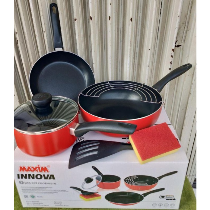 Jual Maxim Innova Panci Cookware Set Pcs Indonesia Shopee Indonesia