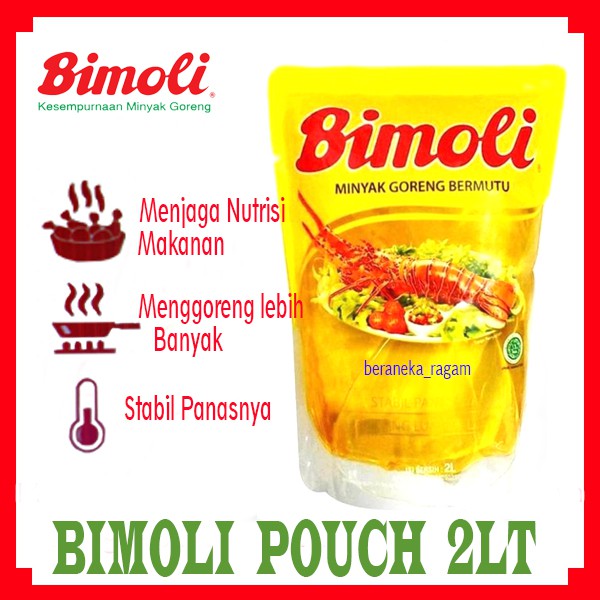 Jual Bimoli Minyak Goreng Bermutu Lebih Jernih Kemasan Pouch Lt