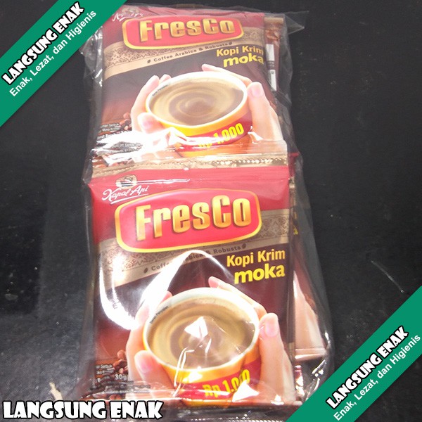 Jual Fresco Kopi Krim Moka Kapal Api Renteng Isi Sachet Shopee