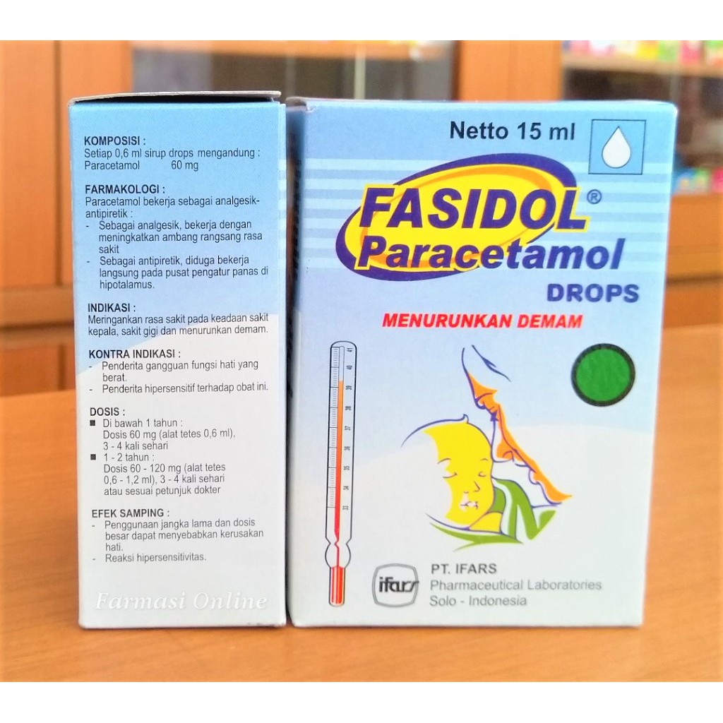 Jual Fasidol Paracetamol Drop Botol Ml Indonesia Shopee Indonesia