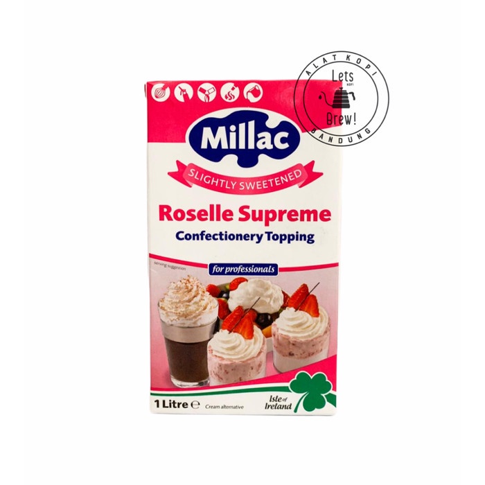 Jual Jual Millac Roselle Supreme Cream Liter Shopee Indonesia