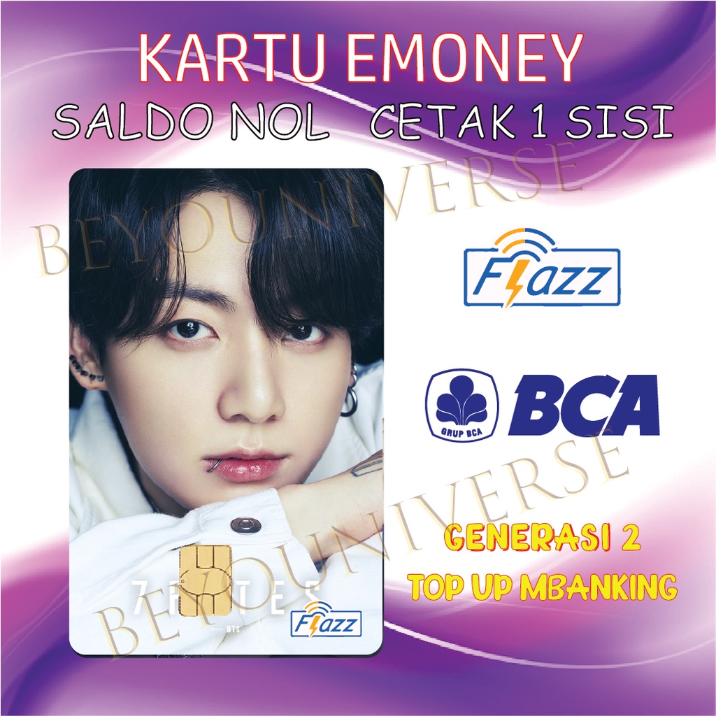 Jual KARTU E Money BTS 7 FATES CHAKHO FLAZZ BCA Gen 2 MANDIRI Emoney