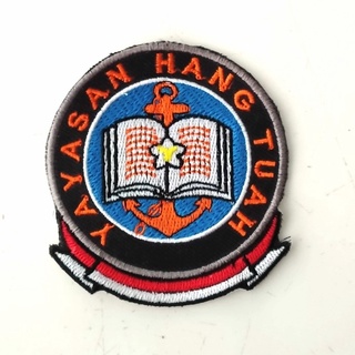 Jual Patch Logo Lambang Bordir Sekolah Yayasan Hang Tuah Shopee