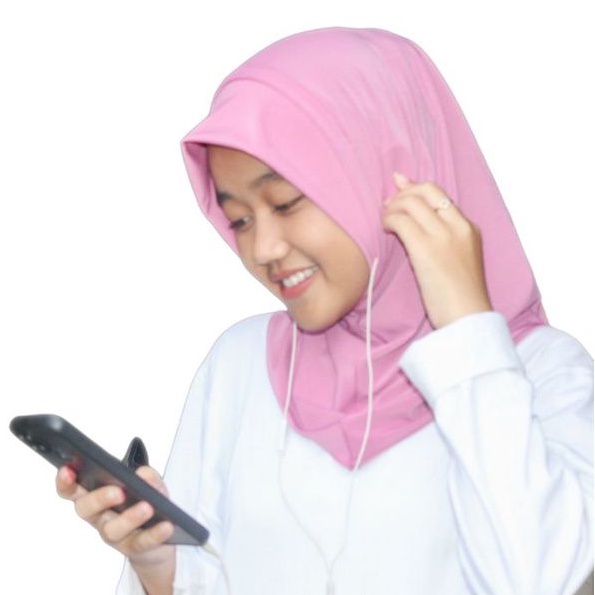 Jual Bergo Instan Sport Jersey Slip In Hijab Instant Jilbab Sporty