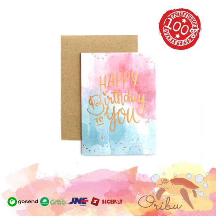 Jual TAMBAHAN KARTU UCAPAN SELAMAT ULANG TAHUN HAPPY BIRTHDAY SPECIAL